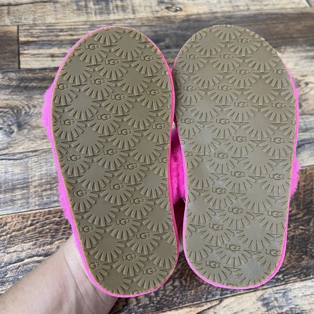 UGG Oh Yeah Slingback Slippers Toddler Girls 9 Hot Pink Girly